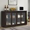 Costway Kitchen Storage Cabinet Sideboard Buffet Cupboard w/ Sliding Door
